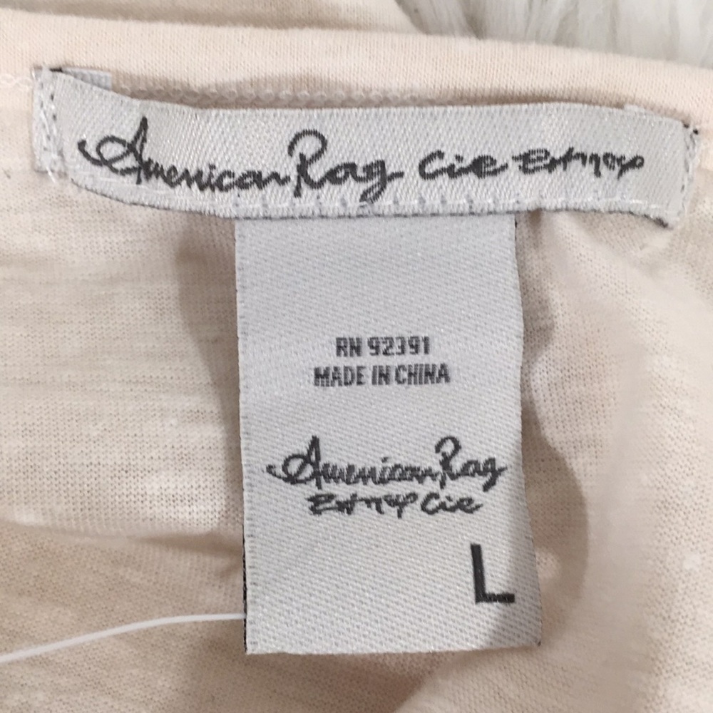 American Rag Cie Tank Rock N’ Roll size Large NWT - Picture 7 of 8